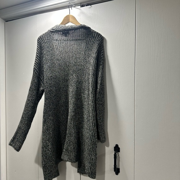 a.n.a Gray Open-Front Cardigan Sweater wPOCKETS - Picture 11 of 11